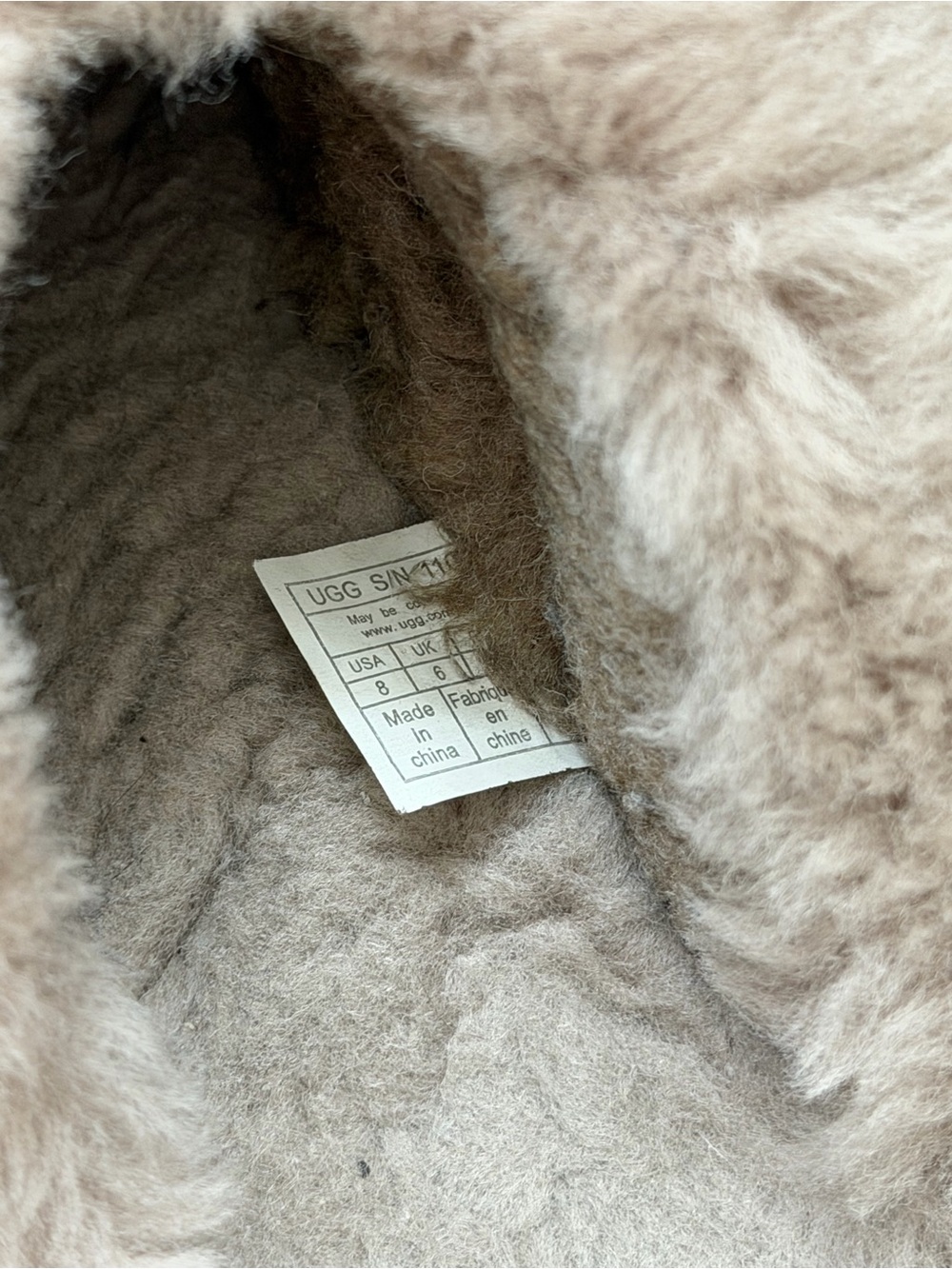 UGG Women's Plush Shearling Mule Slippers in Taupe - Picture 4 of 6